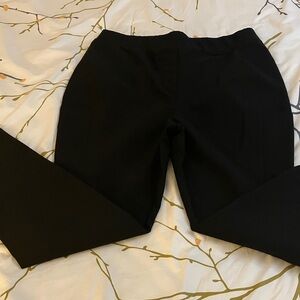 Lane Bryant Classic Black Straight Leg Pants